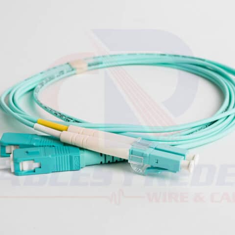 FKW-33001303 Lightera Jumper Optico Duplex LSZH OM3 LC-UPC/SC-UPC 1.5Mt Aqua