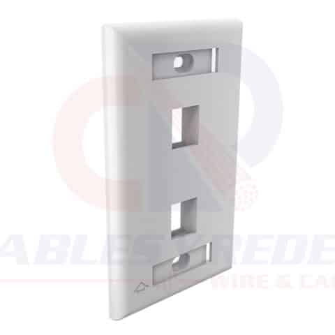 FKW-35050017 Lightera Faceplate Duplex Blanco -Glossy- Blanco