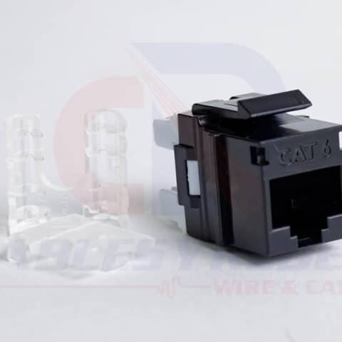 FKW-35060603 Lightera Jack RJ45 Cat.6 Giga T568A/B Negro