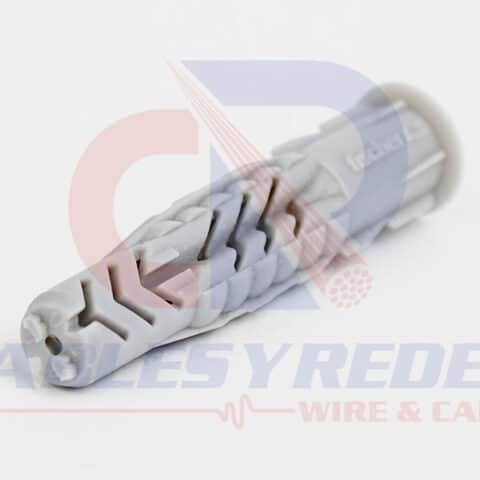 FSCH-UX-62756 Fischer Taquete Universal Ux6 1/4" Con Arandela Caja Con 100 Pzs.