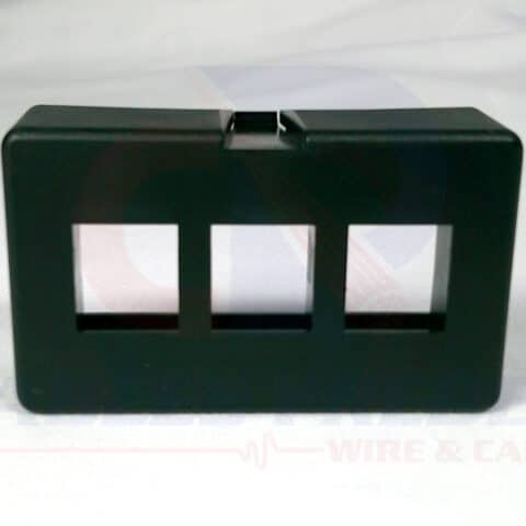 HTN-FPFURN3-BLK Helermanntyton Caja Modular Para Mueble 3 Salidas