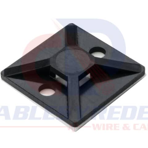 HTN-MB3A0M4 Hellermanntyton Base C/Adhesivo .750" Pk/1000 Pzs.Negro