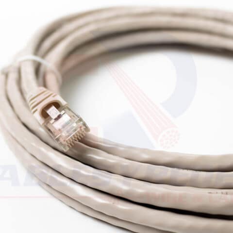HTN-PC6GRY20 Hellermanntyton Patch Cord RJ45 Cat.6 Gris 20Ft