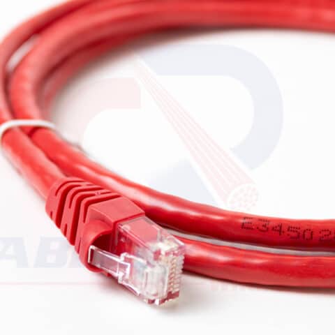 HTN-PC6RED5 Hellermanntyton Patch Cord RJ45 Cat.6 Rojo 5Ft