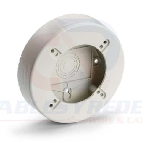 HTN-TSRPFW-RB Hellermanntyton Caja De Montaje Redonda Blanco Oficina