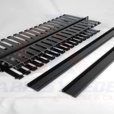 HTN-WMBP2 Hellermanntyton Organizador Horizontal Doble 1Ur1.5"X3"+1.5"X4"