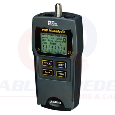 IDEAL-33-856 Ideal Tester Multimedia Vdv Con Pantalla Digital