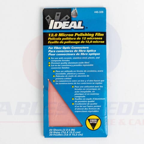 IDEAL-45-339 Ideal Lija Pulidora 12 Micras (Rojo) 3" X 6" Pk/20 Pzs.