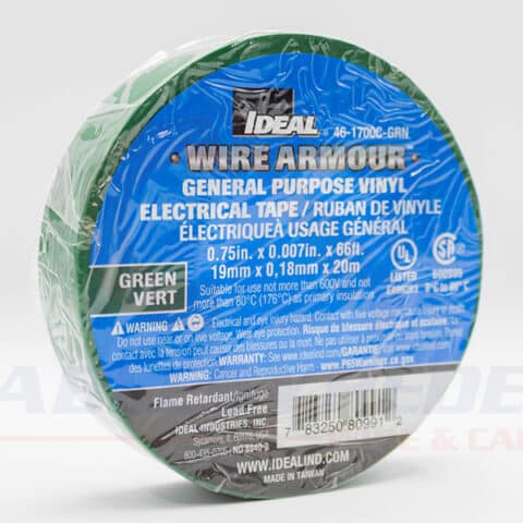 IDEAL-46-1700C-GRN Ideal Cinta Aislante 3/4"X66' Verde