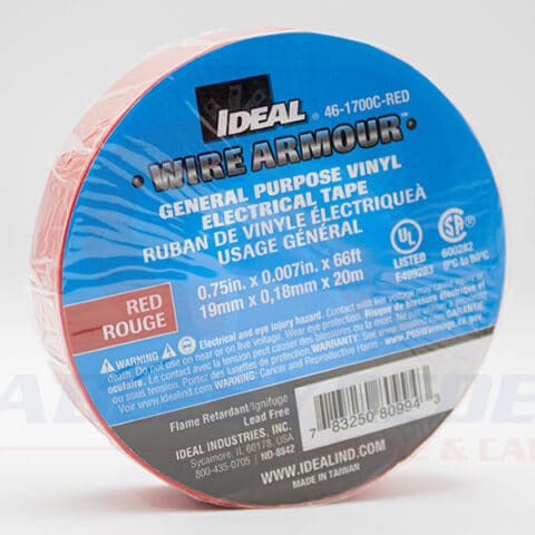IDEAL-46-1700C-RED Ideal Cinta Aislante 3/4"X66' Rojo