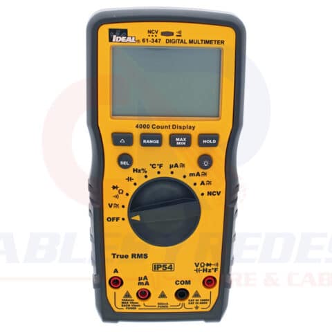 IDEAL-61-347 Ideal 1000V Auto Rng Trms 4K Cnt Display MM W/Ncvt& Temp