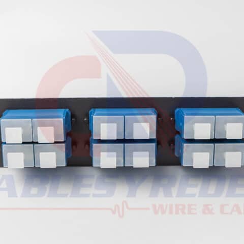 OCC-6112DSC Occ Fiber Placa Assy Con 12 Coples SC Monomodo/Multimodo (6 Coples Duplex)