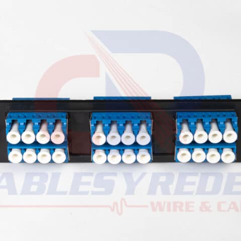 OCC-6124SMQLC Occ Fiber Placa Assy Con 24 Coples LC Monomodo (12 Coples duplex)