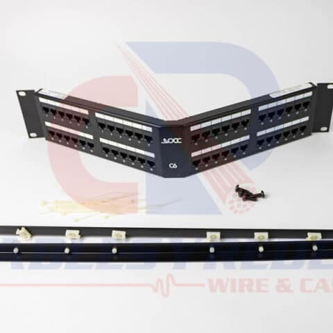 OCC-ACC48881106 Occ Fiber Patch Panel Angular RJ45 Cat.6 Giga 48 Puertos