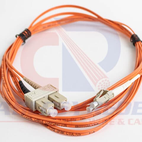 OCC-D6LC-SC-3M Occ Fiber Jumper Fibra Optica Duplex OM1 62.5/125 LC-SC3Mts.