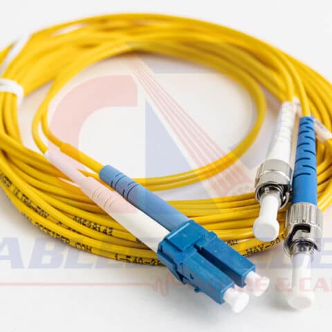 OCC-D8LC-ST-3M Occ Fiber Jumper Fibra Optica Duplex 8.3/125 LC-ST 3Mts.