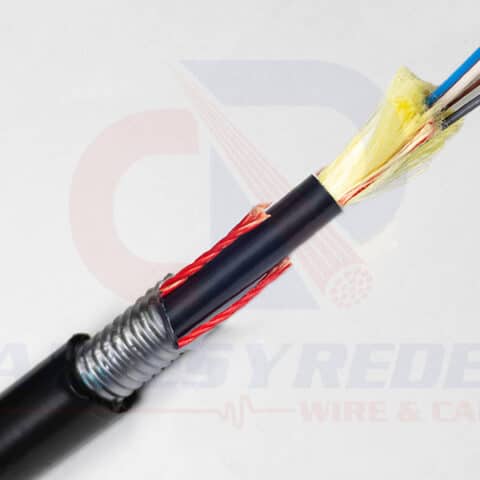 OCC-DX006DALS9KAA2 Occ Fiber Fibra Optica OM2 50/125 6 Hilos Armada Acero Corrugado