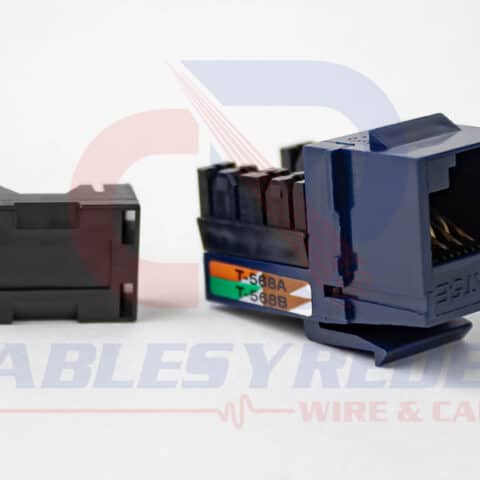 OCC-KMJVL8A/B05 Occ Fiber Jack RJ45 Cat.5E Kmj 568A/B Azul