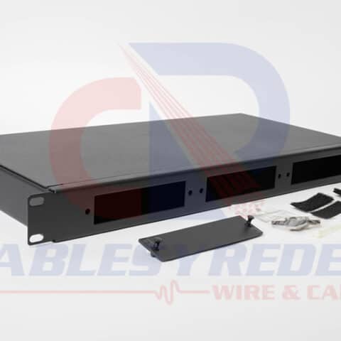 R&C-F018-BK Distribuidor Fibra Optica P/Rack 19" 1Ur Acepta 3 Placas Occ