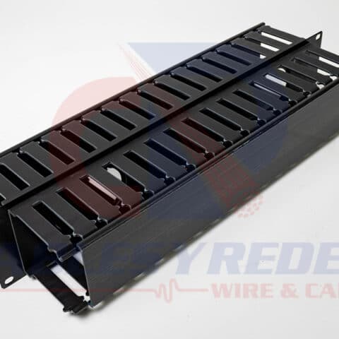 R&C-HMDS2U Organizador Horizontal Frontal/Posterior 3" X 3" + 3" X 3" 2Ur 19"