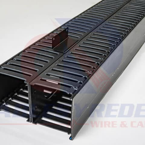 R&CVMDS4X4BK7 Organizador Vertical Doble 4" X 4"+ 4" X 4" 7Ft